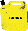 Bensin oljeblandad, Cobra Gul, 5 liter