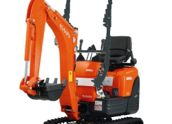 Kubota minigrävare 1130 Kg, grävdjup -1,8 meter