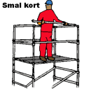 Stegställning B 0,75 - L2,0 - H 2,0 m