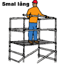 Stegställning B 0,75, L2,5 meter, H2,0 meter